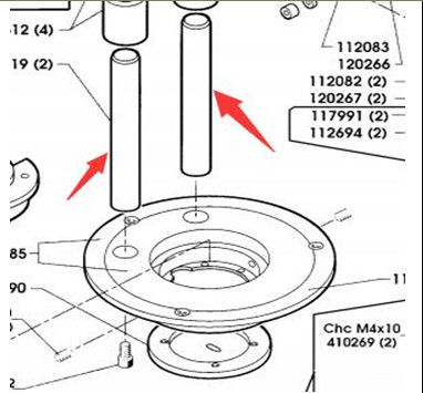 Auto Cutter Spare Parts For  Cutting Vector 5000 Slide Rail 109219